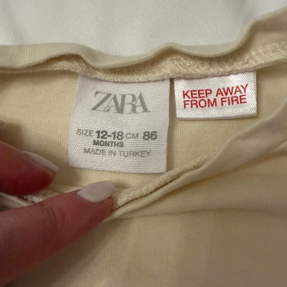 Zara Cream Toddler Top Set